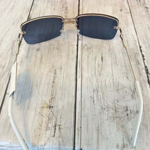 Le Specs That\'s Hot Rimless Square Glasses UV Protection NEW NWT main image 5